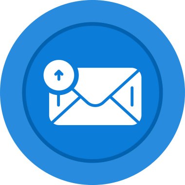 Mektup. Web simgesi basit illüstrasyon