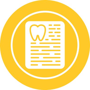 Diş sağlığı kliniği ikonu. Web için basit bir dişçi vektör sembolü çizimi