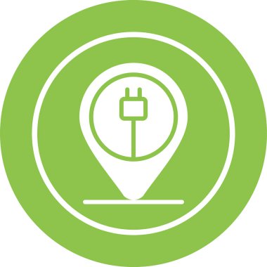 Konum simgesinin vektör illüstrasyonu