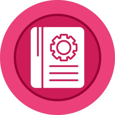 Kitap. Web simgesi basit tasarım