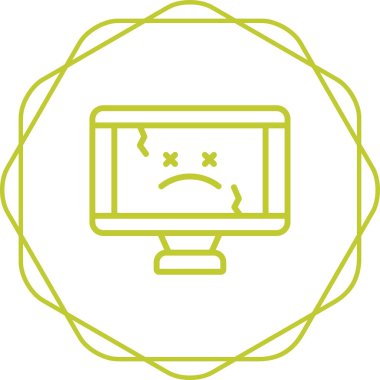  Bilgisayar web simge vektör çizim