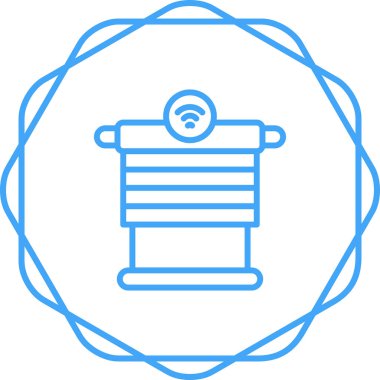 Eşsiz wi fi vektör simgesi