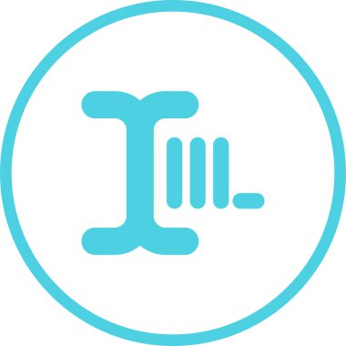 L harfi logo tasarım şablonu ögeleri