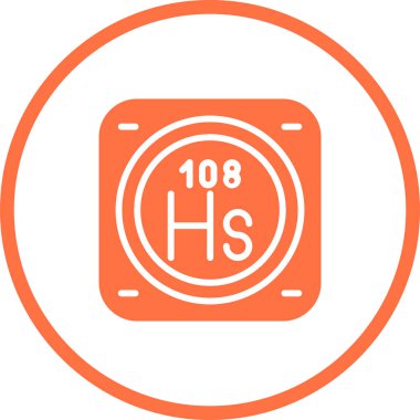 Kimyasal metal işareti ağ basit illüstrasyon