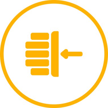 Ok. Web simgesi basit illüstrasyon