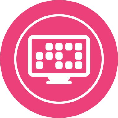 seo modern simgesinin vektör illüstrasyonu