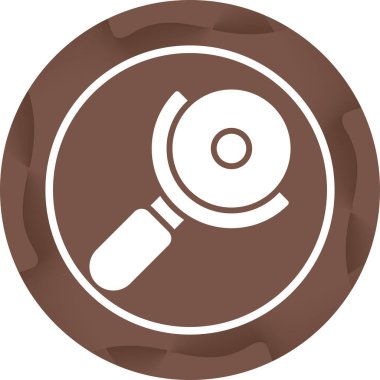 Açı öğütücü ağ ikonu vektör çizimi