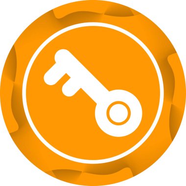 Anahtar simgesi vektör illüstrasyonu