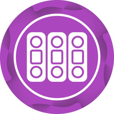 Modern bir simgenin vektör illüstrasyonu