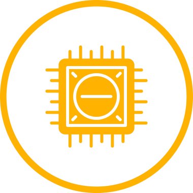 devre kartı düz simgesi, vektör, illüstrasyon