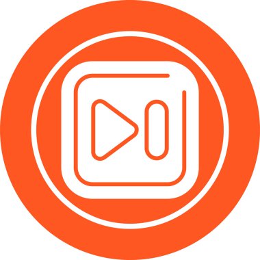 video simgesi vektör illüstrasyonu