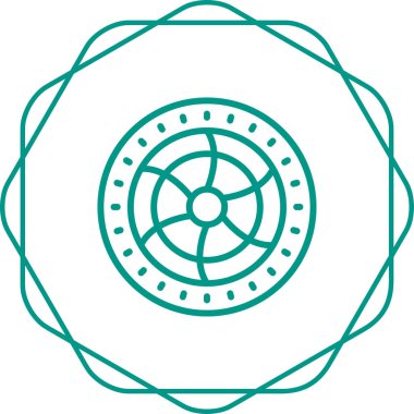 Pusulanın vektör illüstrasyonu