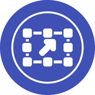 seo modern simgesinin vektör illüstrasyonu