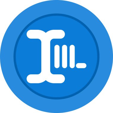 Modern b 'nin vektör illüstrasyonu eksik simgesi