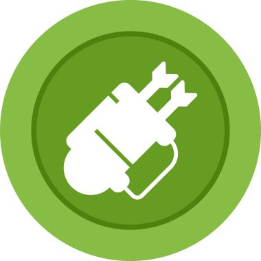 elektrik dolgu vektörü simgesi modern basit vektör illüstrasyonu