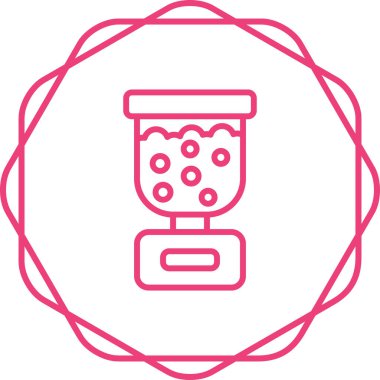 Beyaz arka planda izole edilmiş çizgi ilaç ya da su toplayıcı çizgisi ikonu. Haplar için ilaç, vitamin, antibiyotik ve ilaç. Renkli özet kavramı