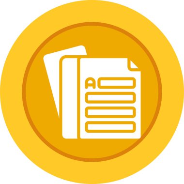 Modern dosya biçiminin vektör illüstrasyonu