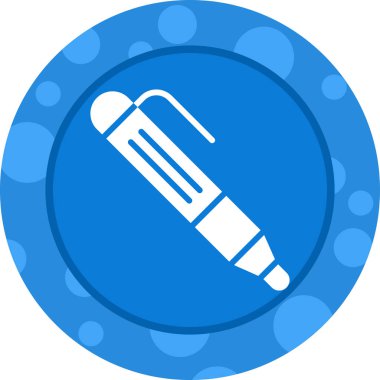 Bir kalem ağı simgesinin vektör illüstrasyonu