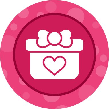 kalp hediye kutusu simgesi