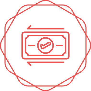 Moda biçimi izole edilmiş arkaplanda işaret simgesini işaretle