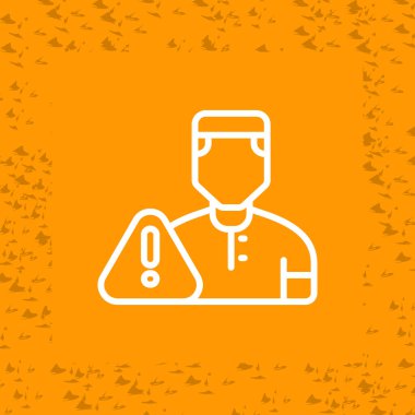 Doktor ikonu. Düz tasarım. 10 saniye.