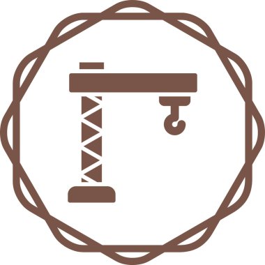 Modern yapı simgesinin vektör illüstrasyonu