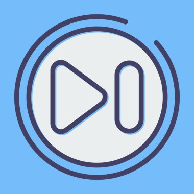 Modern bir müzik çaların vektör çizimi