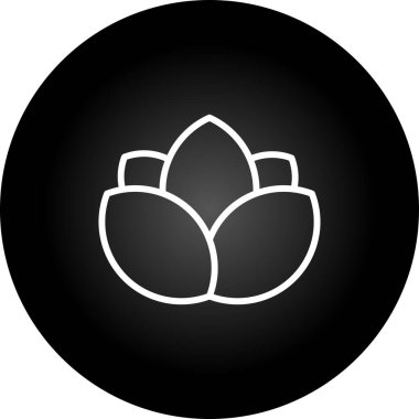 Doğa simgesinin vektör illüstrasyonu