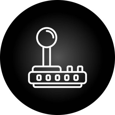 Oyun çubuğu web simge vektör çizim 