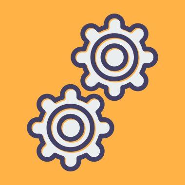 ayarları web simge vektör çizim 