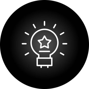 ampul vektör simgesi