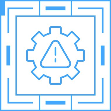 Risk Yönetimi web simgesi vektör çizimi