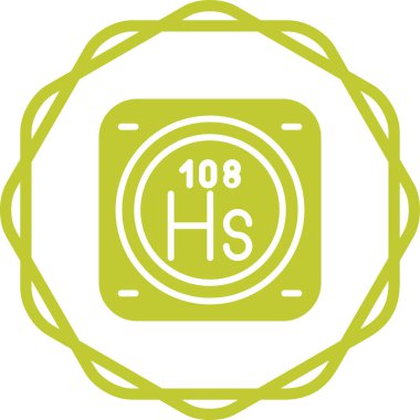 Kimyasal metal işareti ağ basit illüstrasyon