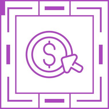 para simgesi vektör illüstrasyonu