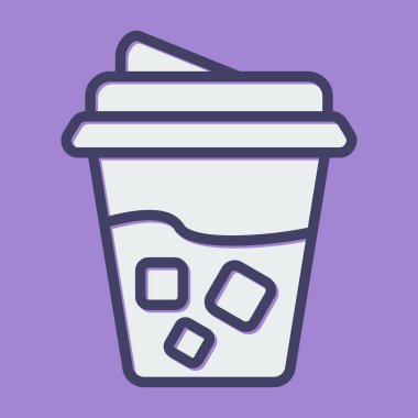 kahve fincanı ikonu vektör illüstrasyonu