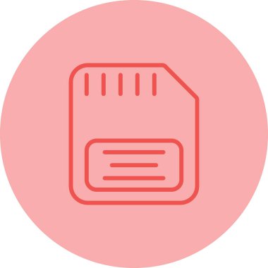 Dosya simgesinin vektör illüstrasyonu