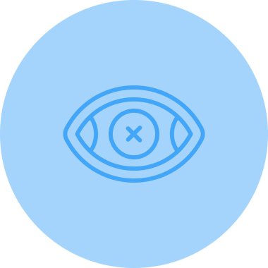 Göz. Web simgesi basit tasarım