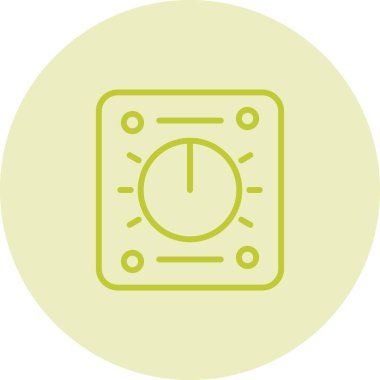 Loş web simgesi vektör illüstrasyonu