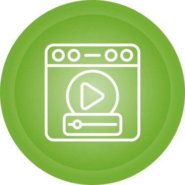 Eşsiz mikrodalga fırın vektör simgesi