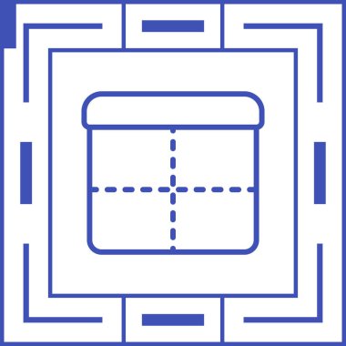 harita simgesi, modern tasarım illüstrasyonu