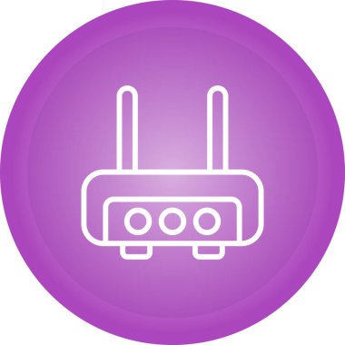 router simgesi web basit illüstrasyon