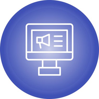 seo modern simgesinin vektör illüstrasyonu