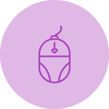 Fare. Web simgesi basit illüstrasyon