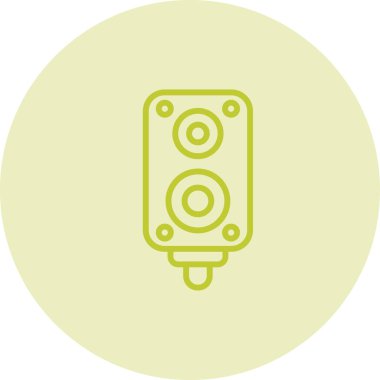 hoparlör simgesi vektör çizim