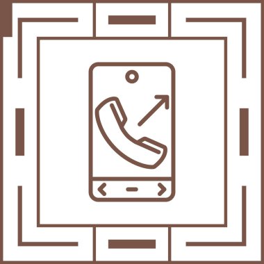 Modern simgenin vektör illüstrasyonu