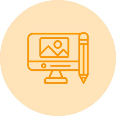 E-posta. Web simgesi basit illüstrasyon