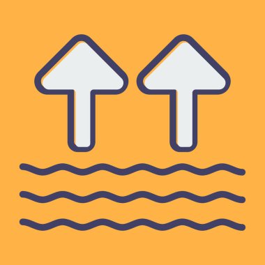 düz modern tasarım gölge su işareti ile