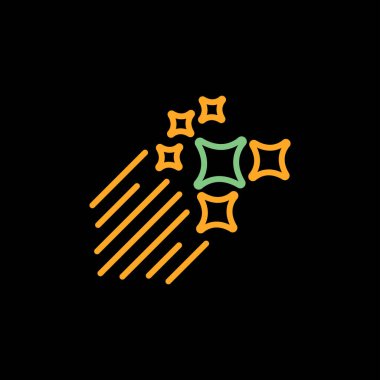 Yıldız simgesi. vektör illüstrasyonu