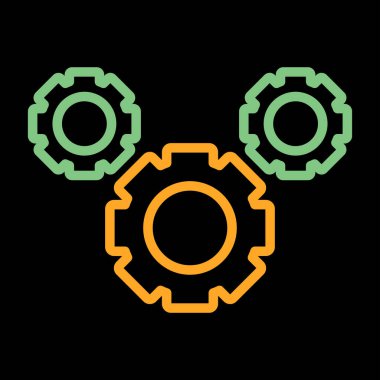 ayarları web simge vektör çizim 