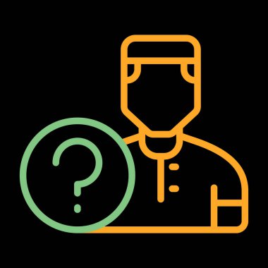 Soru işareti vektör illüstrasyonu